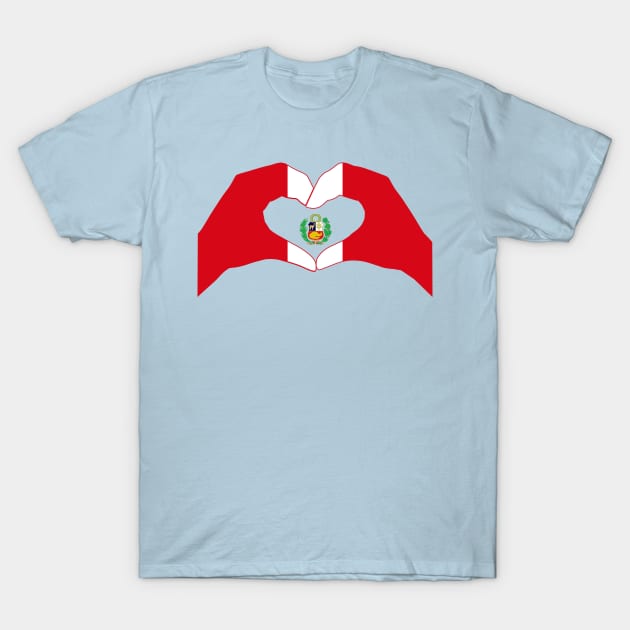 We Heart Peru Patriot Flag Series T-Shirt by Village Values